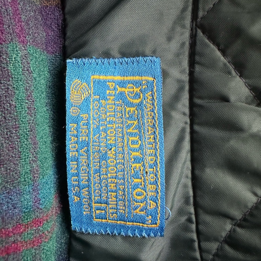 100% Wool Pendleton With Elbow Pads - image 3